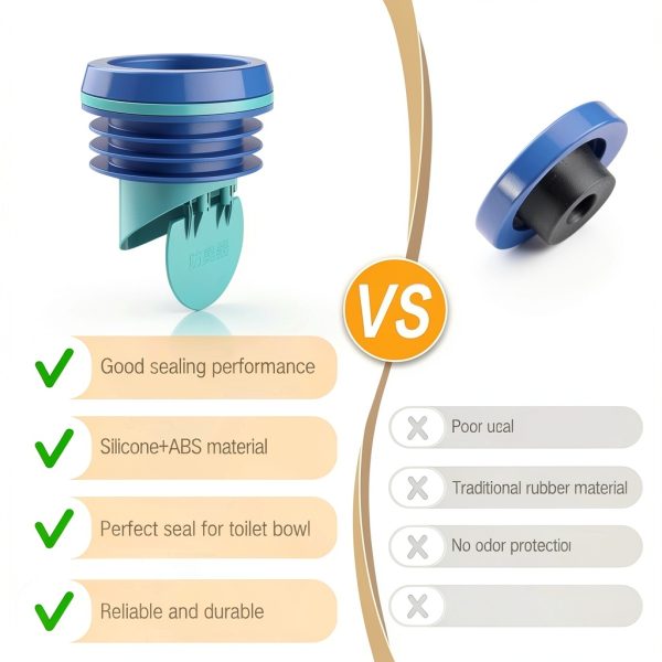 SAMIQU Toilet Wax Ring Thick Seal Anti Backflow Design-5