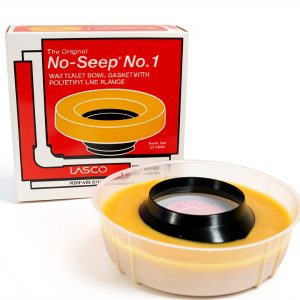 LASCO Toilet Wax Ring Red Polyethylene Floor Mount Seal-0