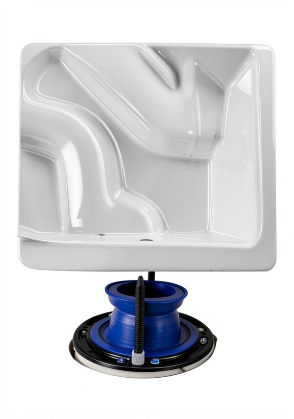 One N Done Toilet Flange Repair Kit Blue Reusable Seal-6