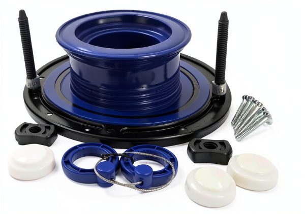 One N Done Toilet Flange Repair Kit Blue Reusable Seal-0