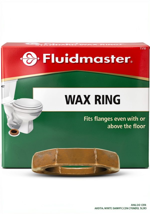 Fluidmaster Toilet Wax Ring Durable Tan Easy Install-2