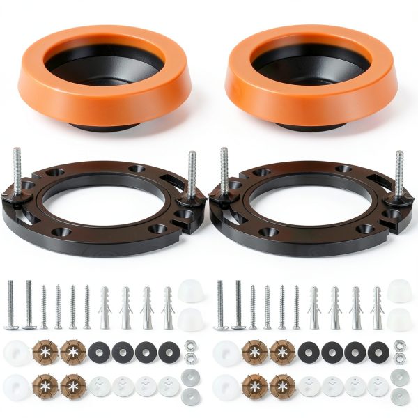 Hortsun Toilet Wax Ring Kit Odor Proof Waterproof Seal-0