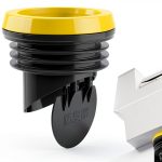 SAMIQU Toilet Wax Ring Gray ABS Anti Backflow Design-0