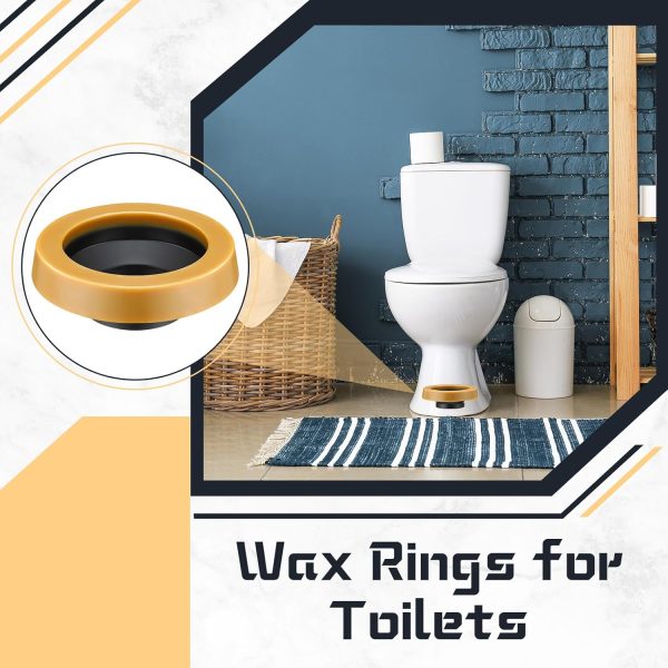 Marsui Toilet Wax Ring Kit Leak Proof Odor Free Seal-5
