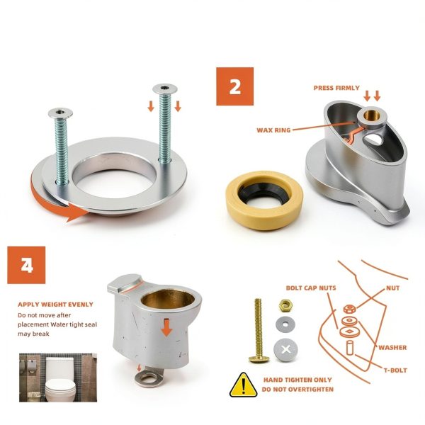 QDAOYU Toilet Wax Ring Superior Quality Easy Installation-5