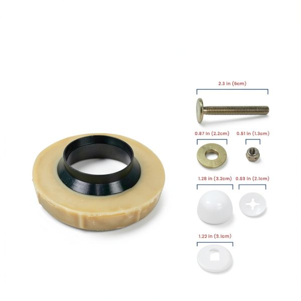 ForeverPRO Toilet Wax Ring Universal Rubber Seal DIY Kit-3