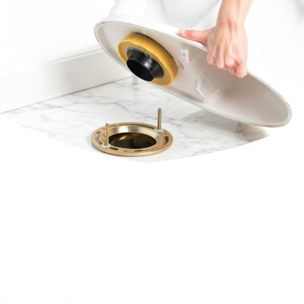YESSYMAN Toilet Wax Ring Waterproof Seal Stainless Bolts-5