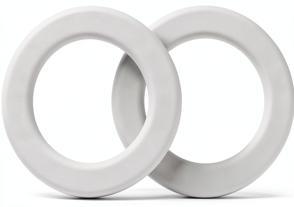 Lychee Light silicone toilet seal rings displayed with dimensions