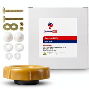 ForeverPRO Toilet Wax Ring Universal Rubber Seal DIY Kit-0