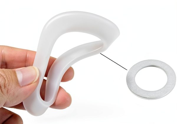 Lychee Light Toilet Seal Rings Silicone Durable Two-Pack-2