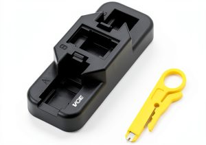 VCE Combo Keystone Punch Down Stand with wire stripper ergonomic grip-0