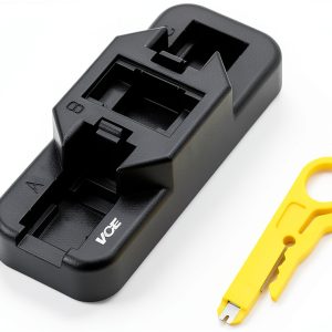VCE Combo Keystone Punch Down Stand with wire stripper ergonomic grip-0