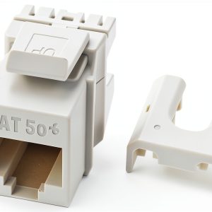 Legrand - OnQ RJ45 Keystone Insert, Cat 5e Keystone Jack, Terminate with Punch and Go Tool or Any 110 Punchdown Tool, White, 50 Pack, WP3475WH50-0