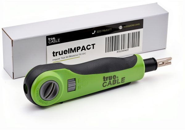 Impact Punch Down Tool trueCABLE with 110 IDC Blade, Ergonomic Grip-0