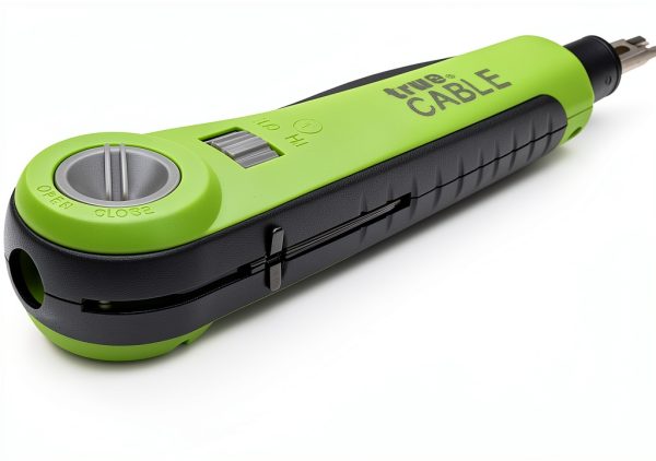 Impact Punch Down Tool trueCABLE with 110 IDC Blade, Ergonomic Grip-2