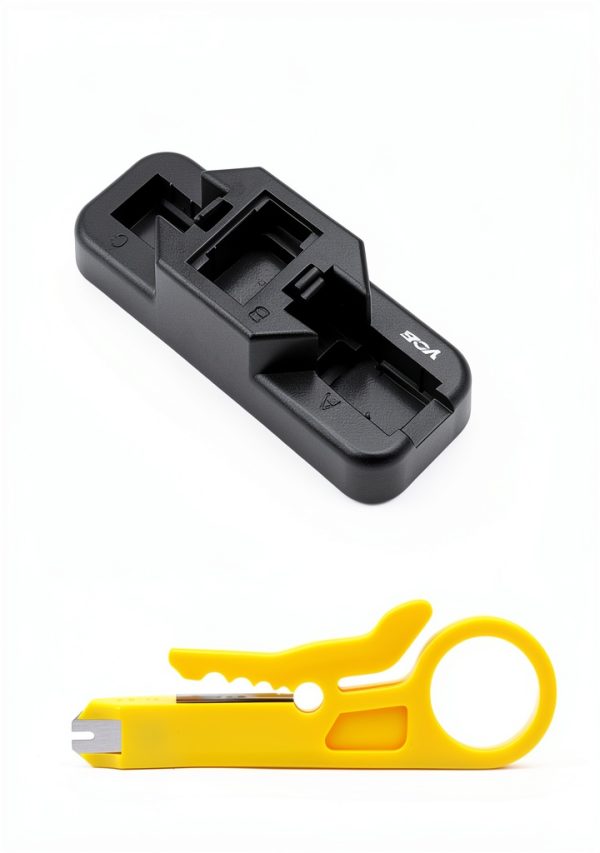 VCE Combo Keystone Punch Down Stand with wire stripper ergonomic grip-1