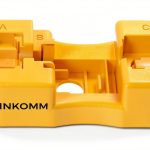 Keystone Jack Punch-Down Handheld Tool Termination Palm Holder Stand (Yellow)-0