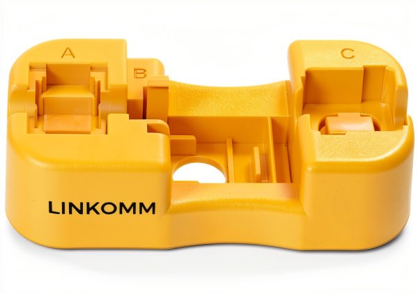 Keystone Jack Punch-Down Handheld Tool Termination Palm Holder Stand (Yellow)-0