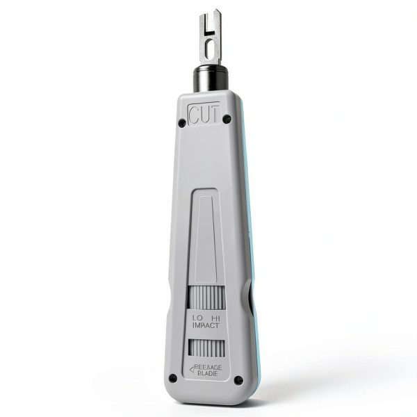Punch Down Tool with 110/88 Double Blades, Network Wire Keystone Impact Terminal Insertion Tools for Network Cable CAT6/CAT5/CAT3 Stripper-6
