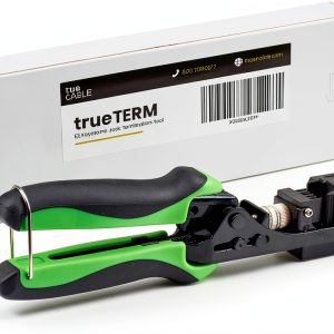 TRUE CABLE 90 Degree RJ45 Keystone Jack Termination Tool Carbon Steel-0
